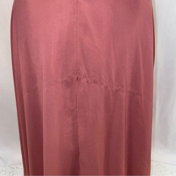Beautiful Anthropologie Jenny Yoo mauve ruffle cold shoulder maxi dress - Picture 7 of 12